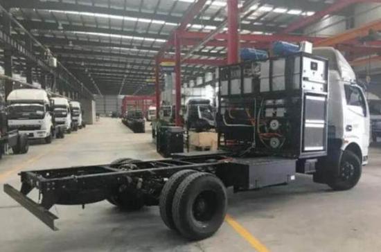 青年汽车的水氢燃料汽车。